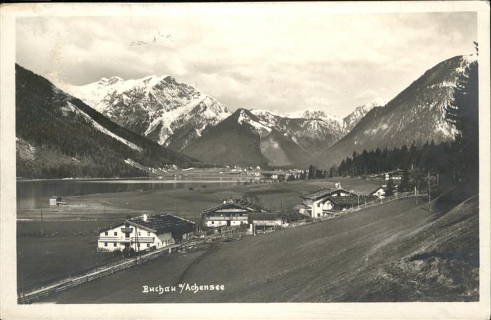 Buchau Achensee Panorama