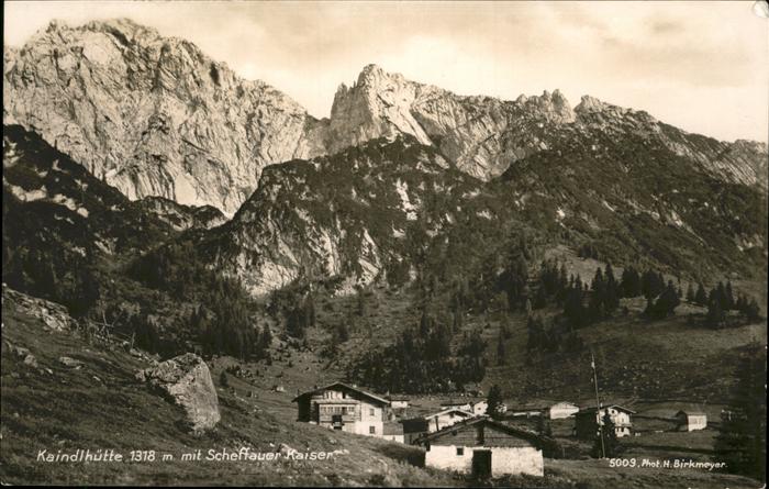 Kaindlhuette Scheffauer Kaiser