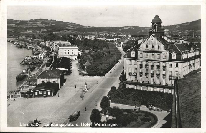 Linz Donau Landungsplatz Hotel Weinzinger