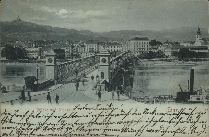 Linz Donau Brücke Urfahr