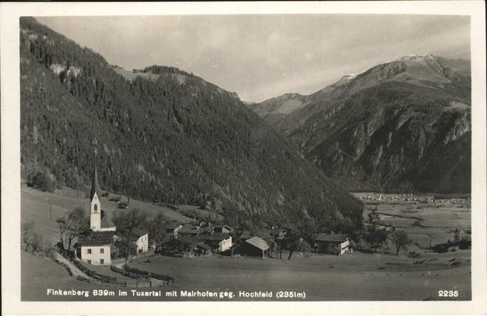 Finkenberg Tirol Gesamtansicht