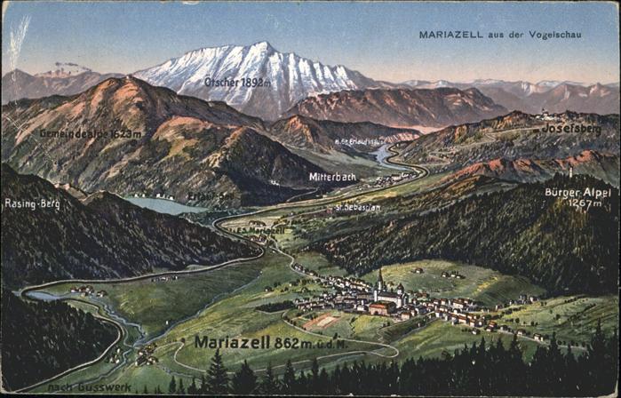 Mariazell Steiermark Luftbild