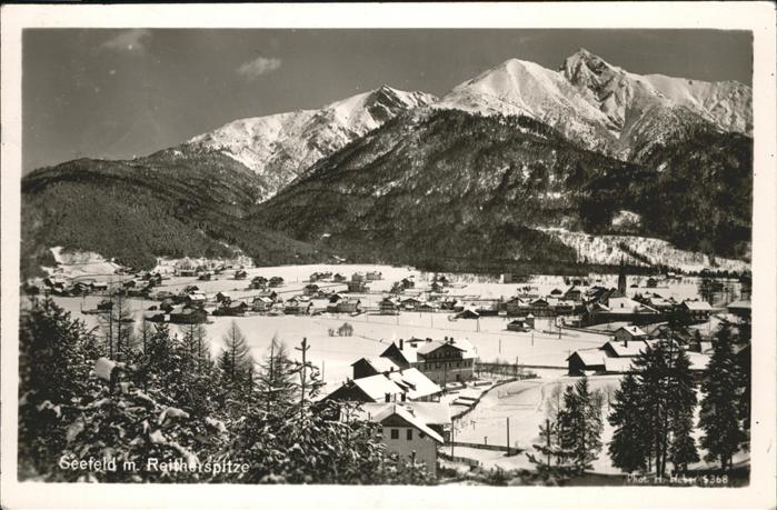 Seefeld Tirol Gesamtansicht Reitherspitze