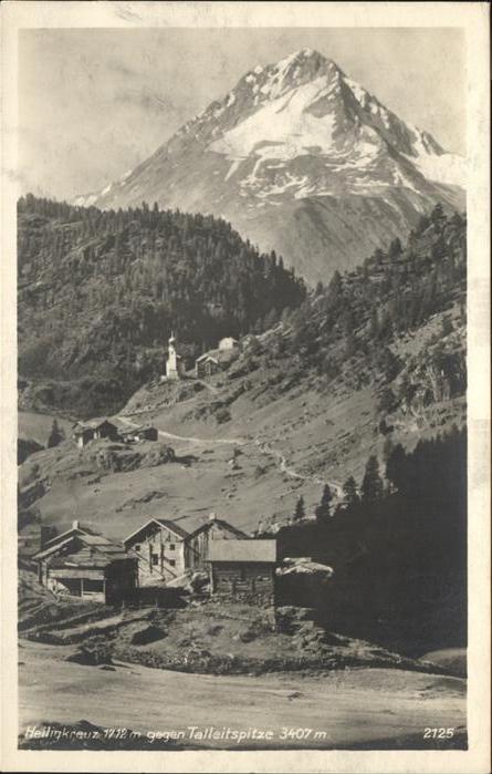 Heilig Kreuz Talleitspitze