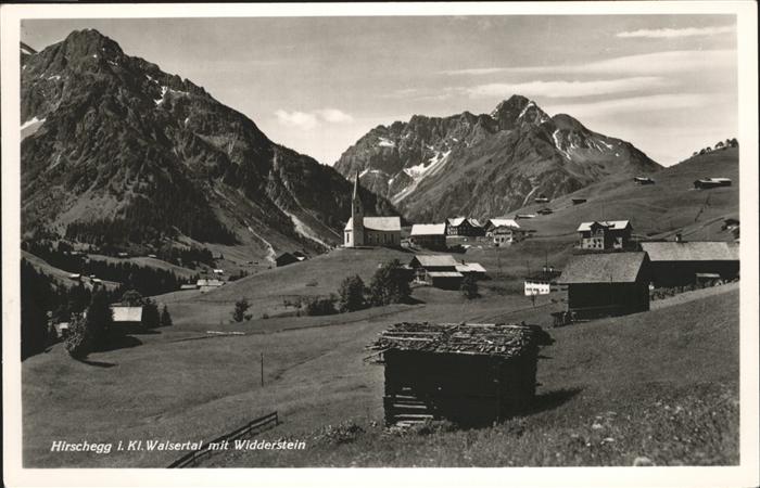 Hirschegg Kleinwalsertal Vorarlberg Gesamtansicht