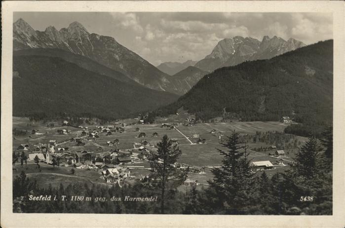 Seefeld Tirol Gesamtansicht Karwendel