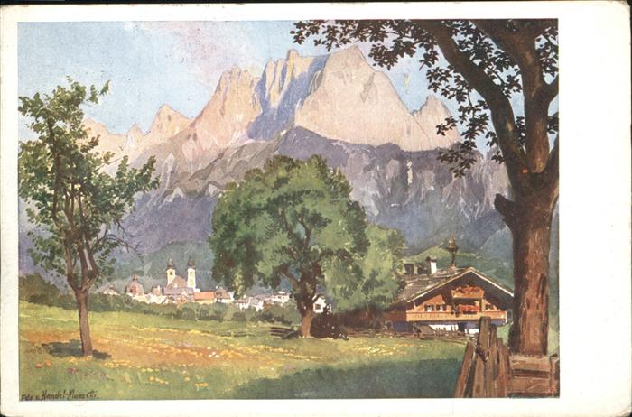 St Johann Tirol Wilder Kaiser Künslterkarte