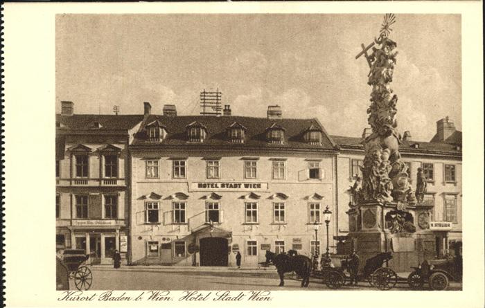 Baden Wien Hotel Stadt Wien