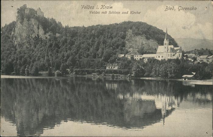 Veldes Slowenien Schloss Kirche