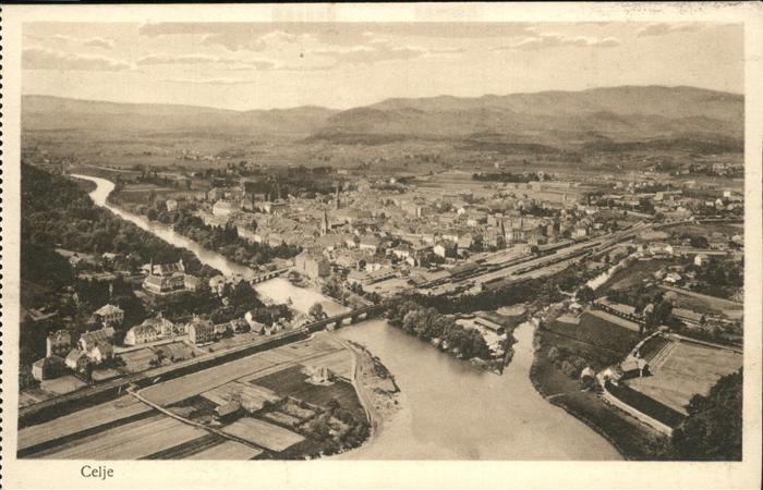 Celje Cilli Fliegeraufnahme