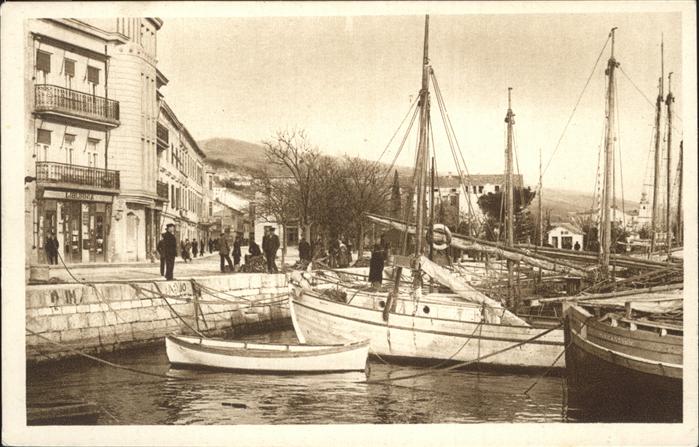 Crikvenica Kroatien Schiff