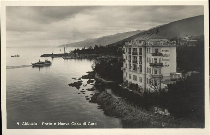 Opatija Abbazia Porto Nuova Casa Cura Schloss