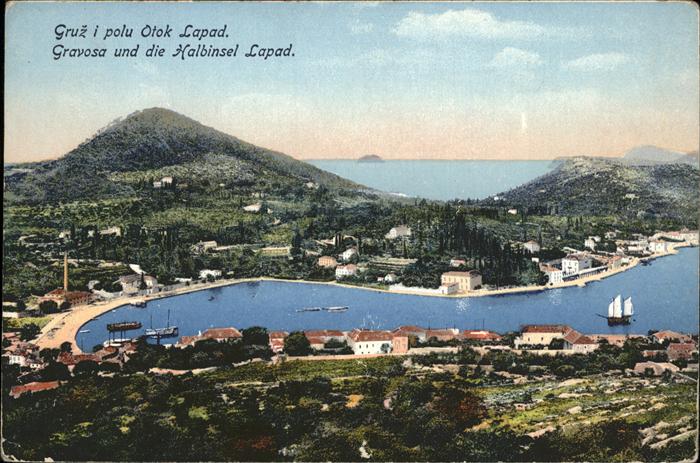 Gruz Gravosa Halbinsel Lapad Schiff