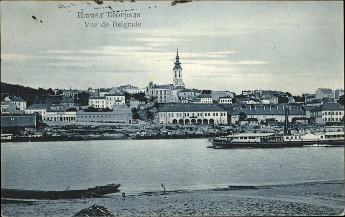 Belgrad Serbien Schiff