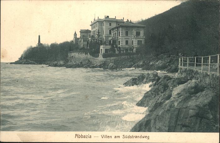 Opatija Abbazia Villen Südstrandweg