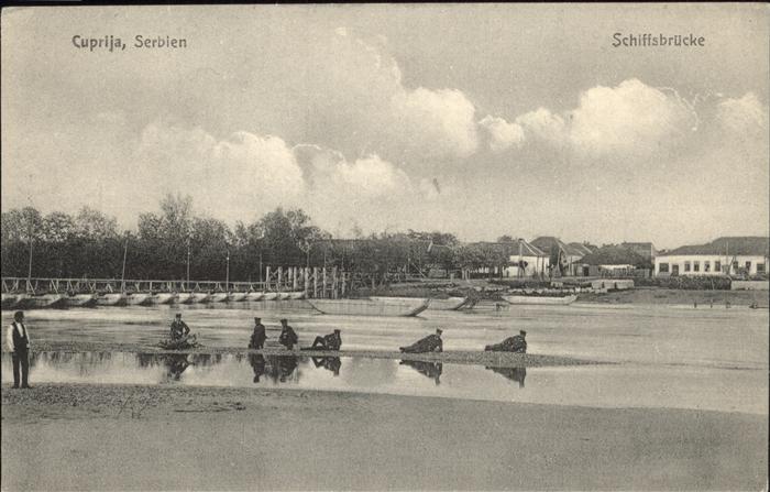 Cuprija Schiffsbrücke