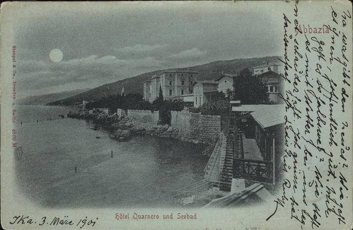 Opatija Abbazia Hotel Quarnero Seebad