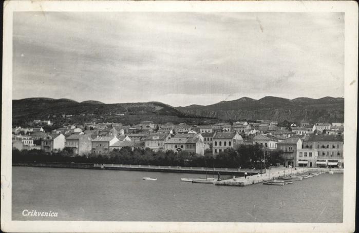 Crikvenica Kroatien Fliegeraufnahme