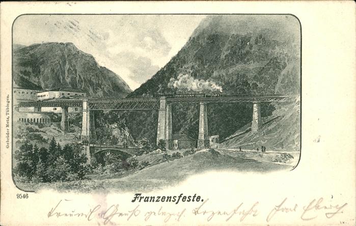Franzensfeste Brücke Zug