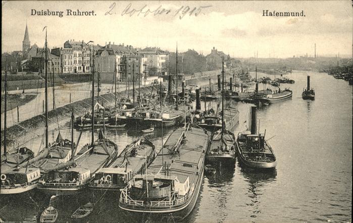 Duisburg Ruhr Hafenmund