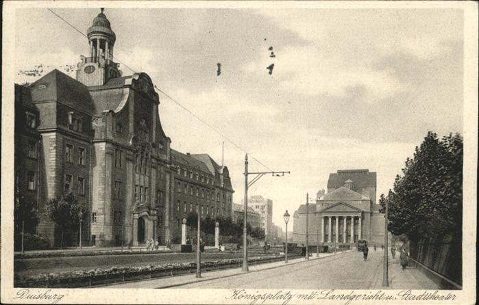 Duisburg Ruhr Königsplatz Stadttheater