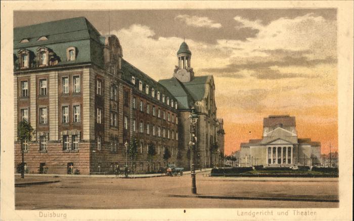 Duisburg Ruhr Landgericht Theater