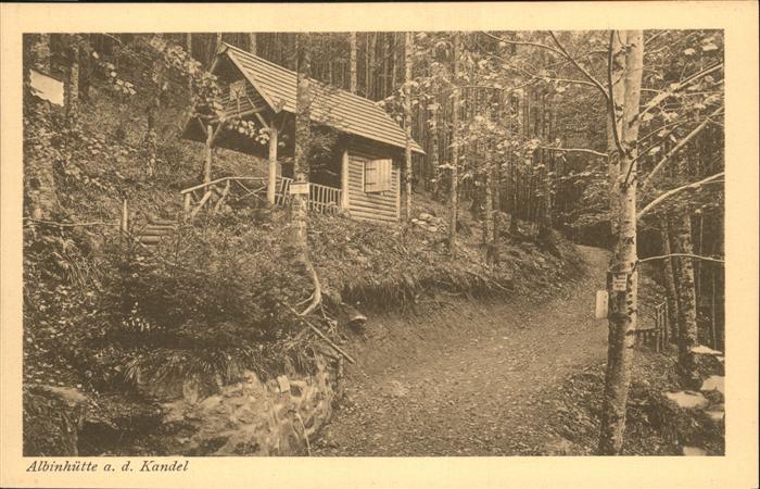Kandel Waldkirch Breisgau Albinhütte
