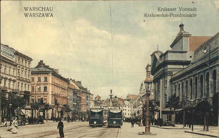 Warschau Masowien Strassenbahn Kutsche