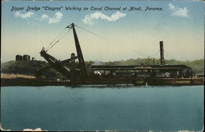 Panama City Panama Dipper Dredge Chagres Canal