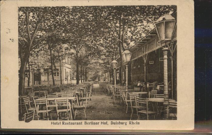 Duisburg Ruhr Hotel Restaurant Berliner Hof