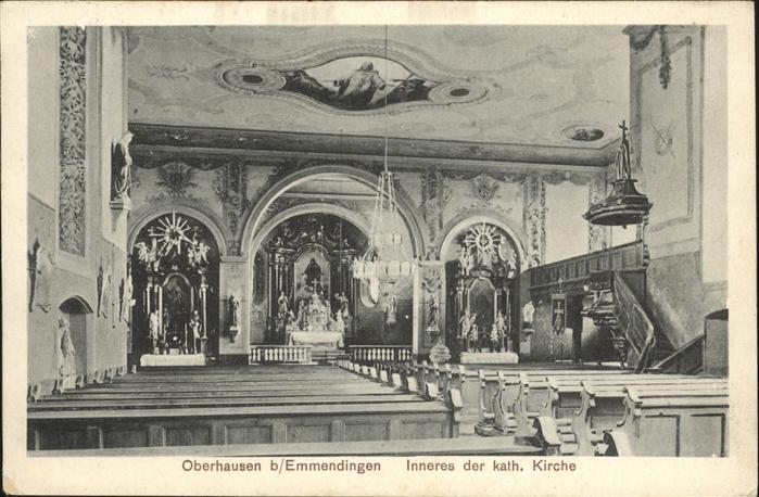 Oberhausen Kath. Kirche Inneres