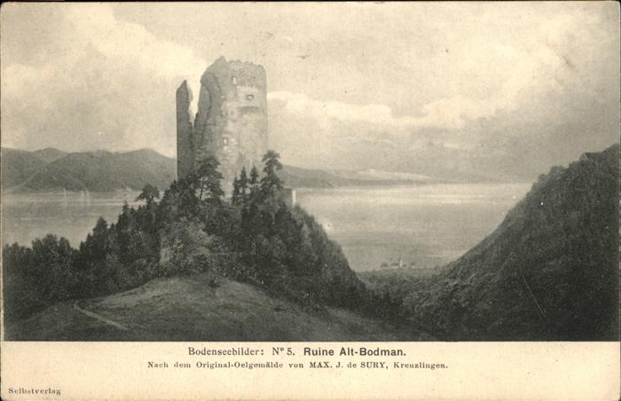 Bodman-Ludwigshafen Ruine Alt-Bodman