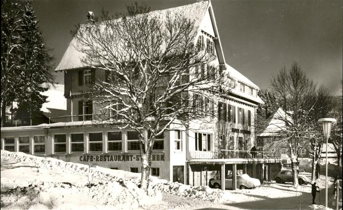 Todtnauberg Schwarzwald BW Hotel Sternen