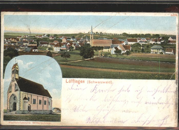 Loeffingen Wallfahrtskirche Witterschnee