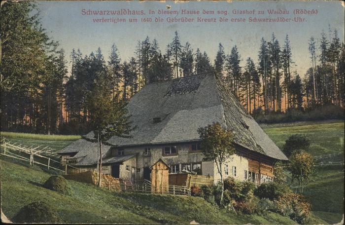 Neustadt Schwarzwald Glashof zu Waidau Schwarzwaldhaus