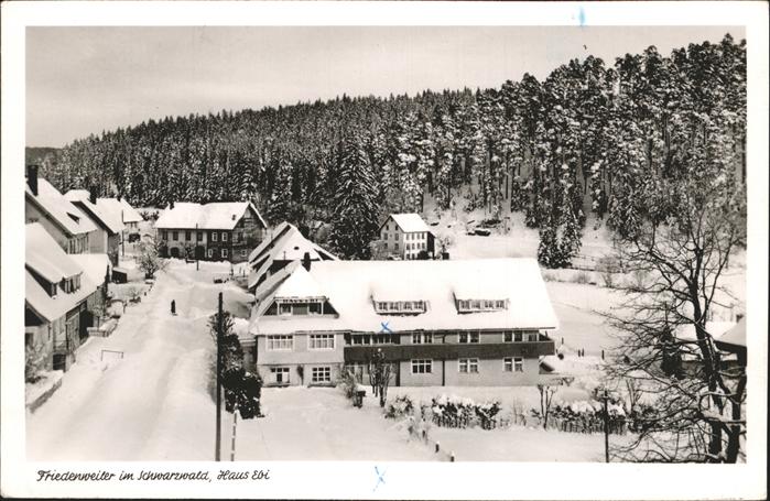 Friedenweiler Haus Ebi