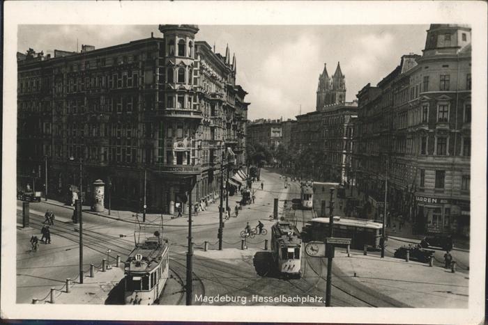 MAGDEBURG CITY Hasselbachplatz Strassenbahn