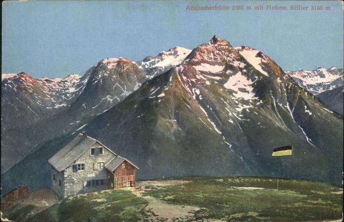 Ansbacherhuette Hohem Riffler