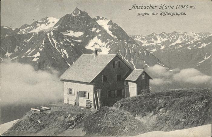 Ansbacherhuette Riffelgruppe
