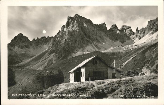 Steinseehuette Gufelgrasjoch Parzin