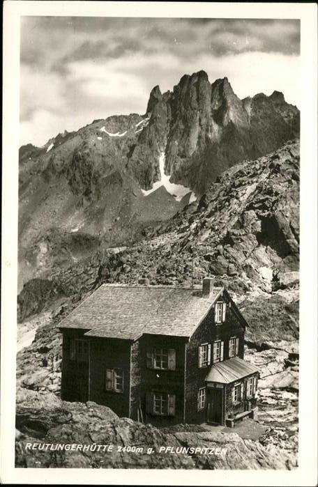 Reutlingerhuette Pflunspitze