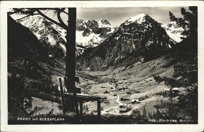 Brand Vorarlberg Scesaplana