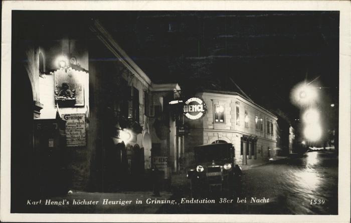 Grinzing Wien Karl Hengls höchster Heuriger