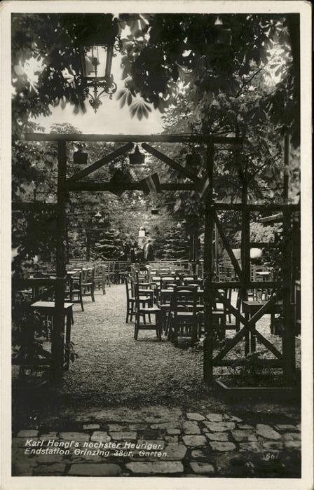 Grinzing Wien Karl Hengls höchster Heuriger