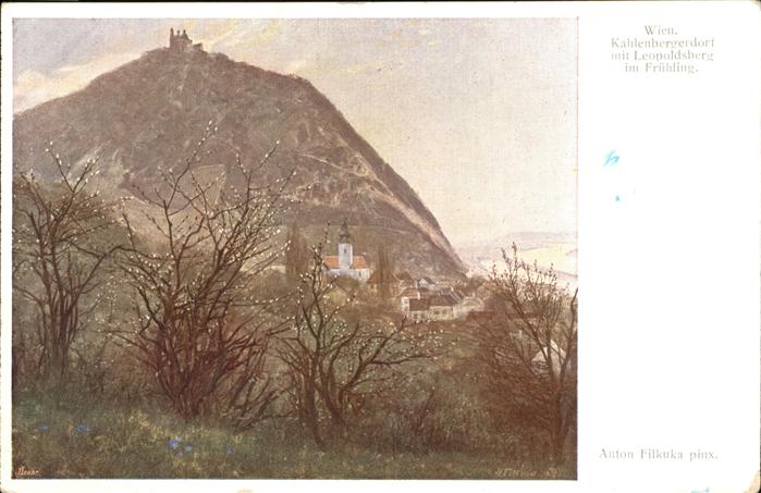 Wien Kahlenbergerdorf Leopoldsberg Frühling