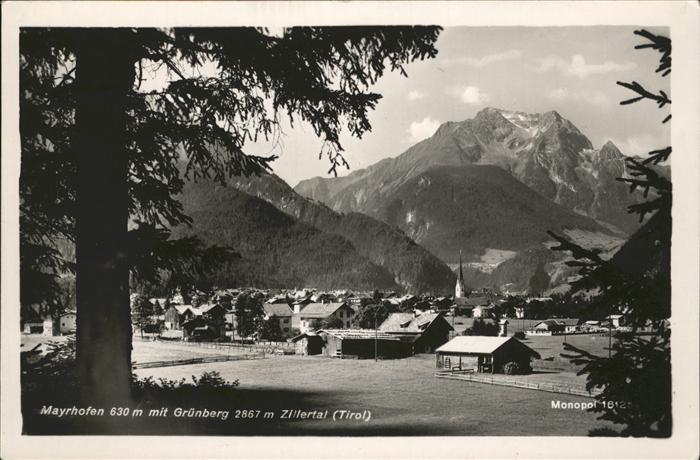 Mayrhofen Zillertal Grünberg