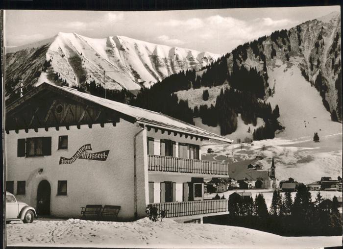 Riezlern Kleinwalsertal Vorarlberg Fremdenheim Weissert