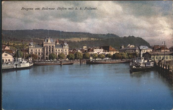 Bregenz Vorarlberg Hafen Postamt