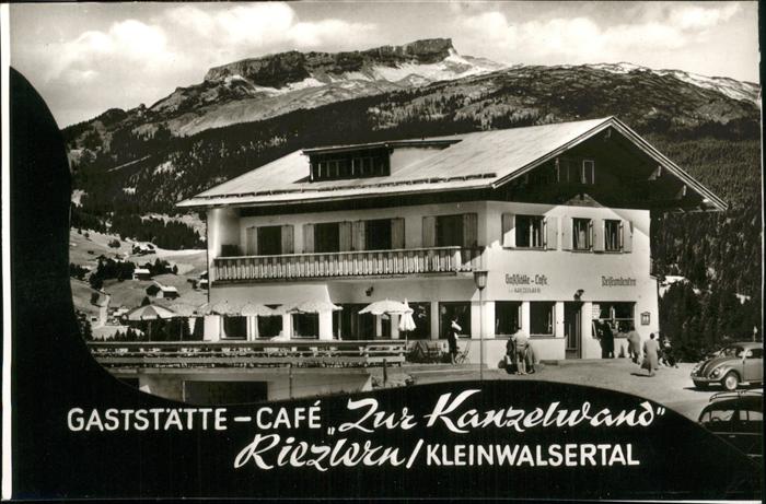 Riezlern Kleinwalsertal Vorarlberg Gaststätte Cafe Zur Kanzelwand