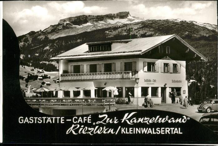 Riezlern Kleinwalsertal Vorarlberg Gaststätte Cafe Zur Kanzelwand